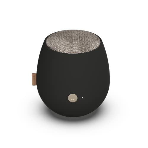 KREAFUNK ( クレアファンク ) 国内正規品 ワイヤレススピーカー Bluetooth5.0 IPX5レベル 防水設計 TWS 2台同時接続可 ワイヤレスQi充電対応 Type-C充電 SDGs ジャズプラス Black ブラック