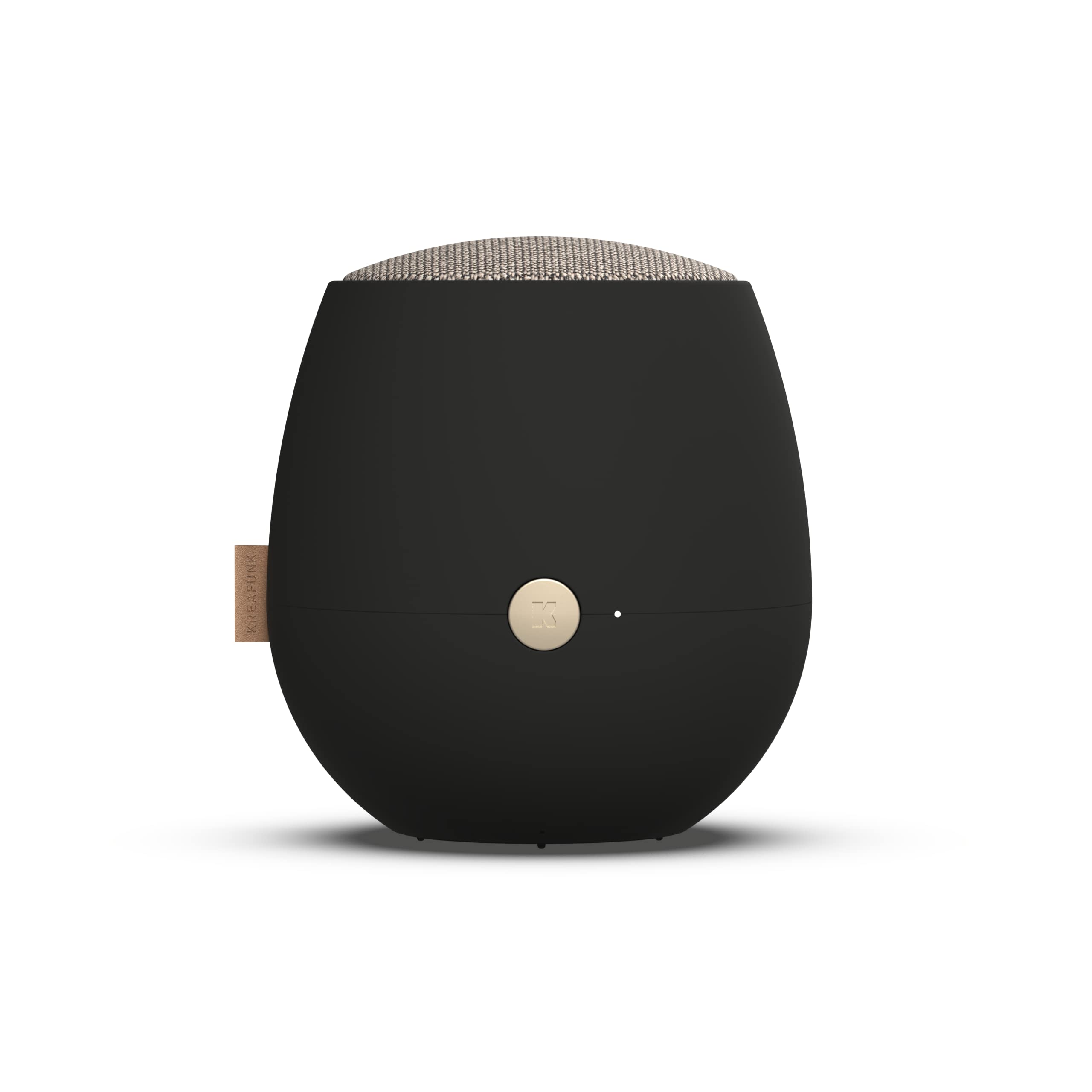 KREAFUNK ( クレアファンク ) 国内正規品 ワイヤレススピーカー Bluetooth5.0 IPX5レベル 防水設計 TWS 2台同時接続可 ワイヤレスQi充電対応 Type-C充電 SDGs ジャズプラス Black ブラック