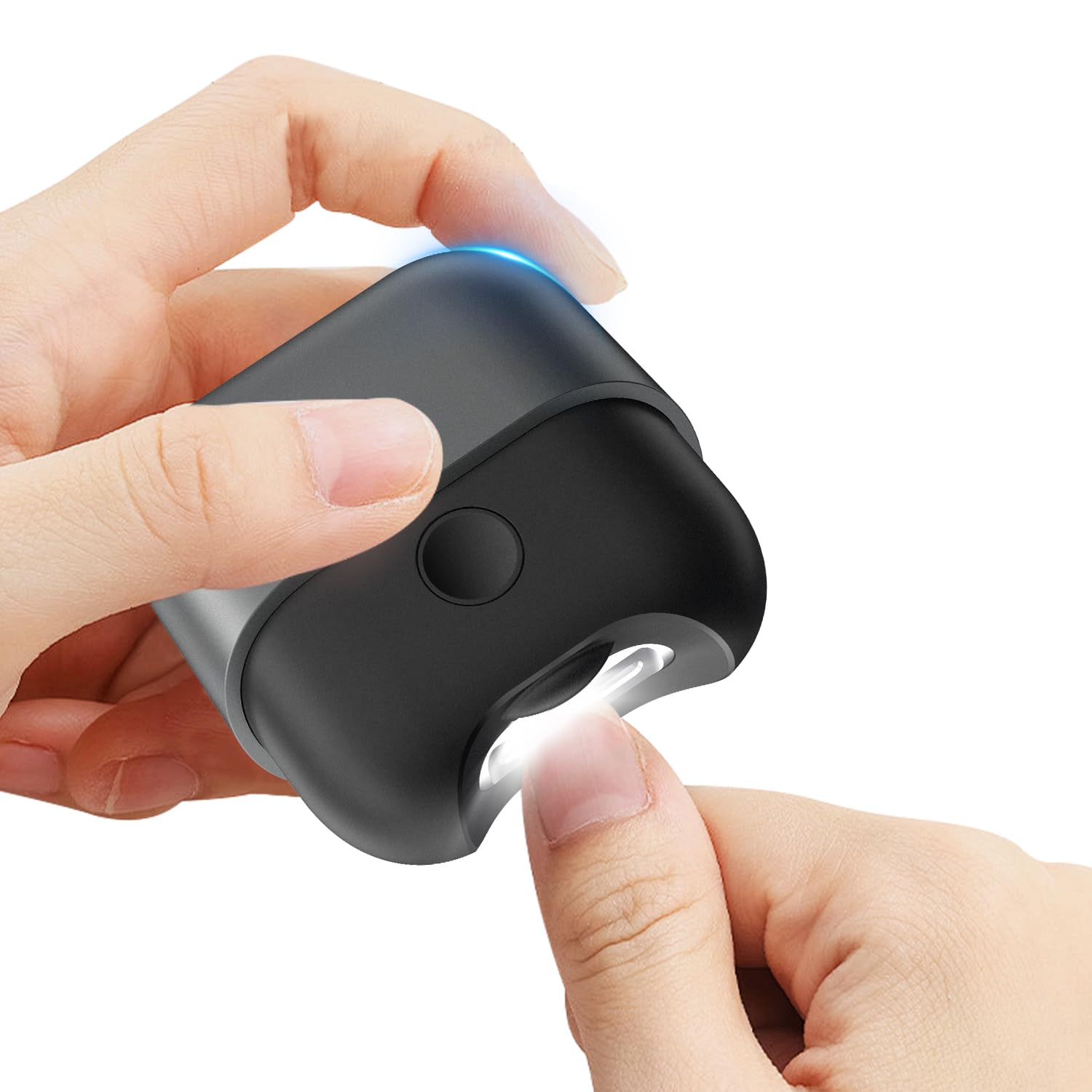 【Amazon.co.jp限定 】電動爪切り【2025年度 先行発売 】 電動爪やすり 電動つめきり 電動爪削り器 電動ネイルケア 爪とぎ LEDライト Type-C充電式 操作が簡単 爪傷防止 可愛い 2段階スピード 安全 低騒音 角質ケア 巻き爪 厚い爪 爪ケア 用 赤ちゃん/子供/大人/高齢者 プレゼント (ブラック)2025