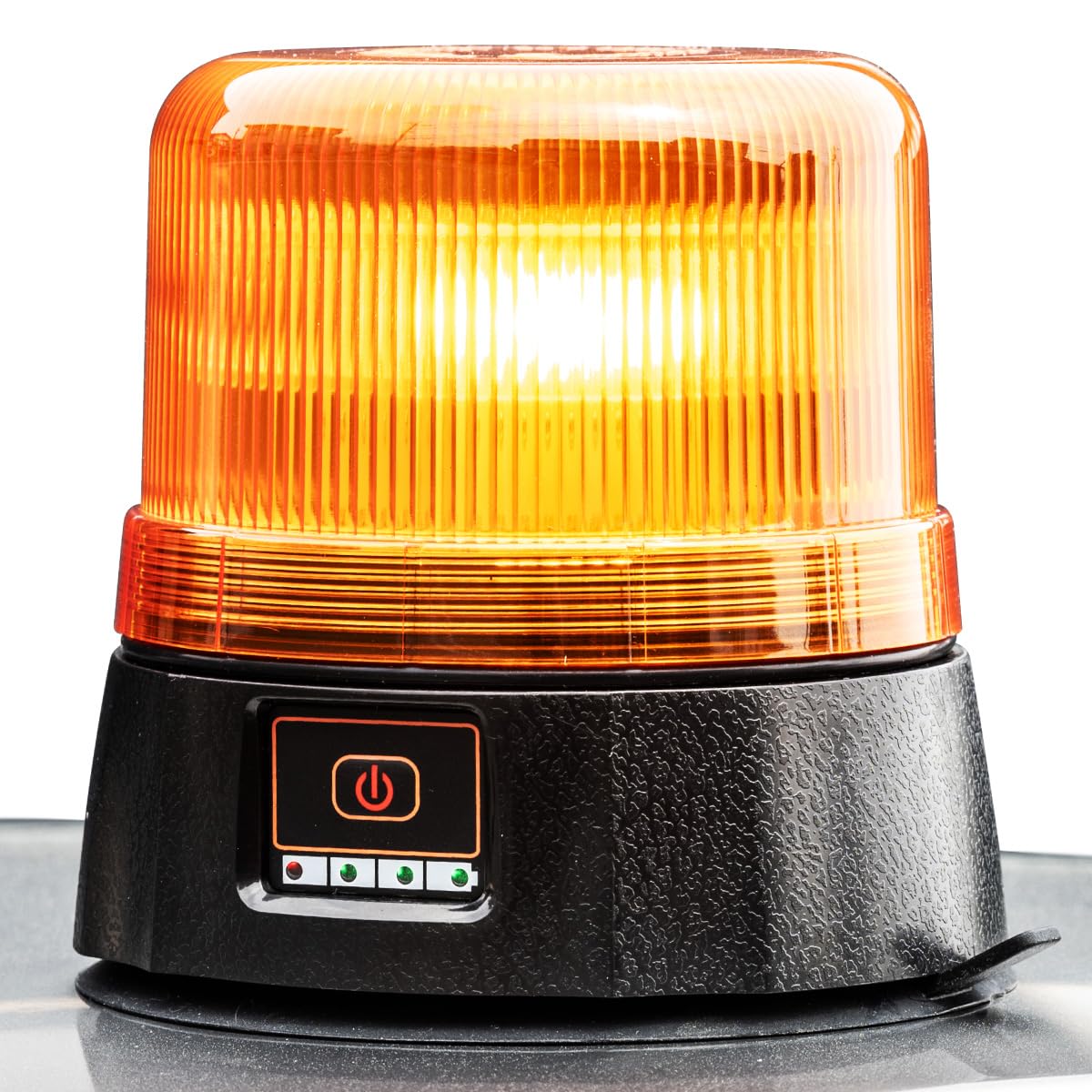 FUNKS 回転灯 充電式 マグネット 防水 黄色 イエロー オレンジ 橙 LED 36LED 6パターン